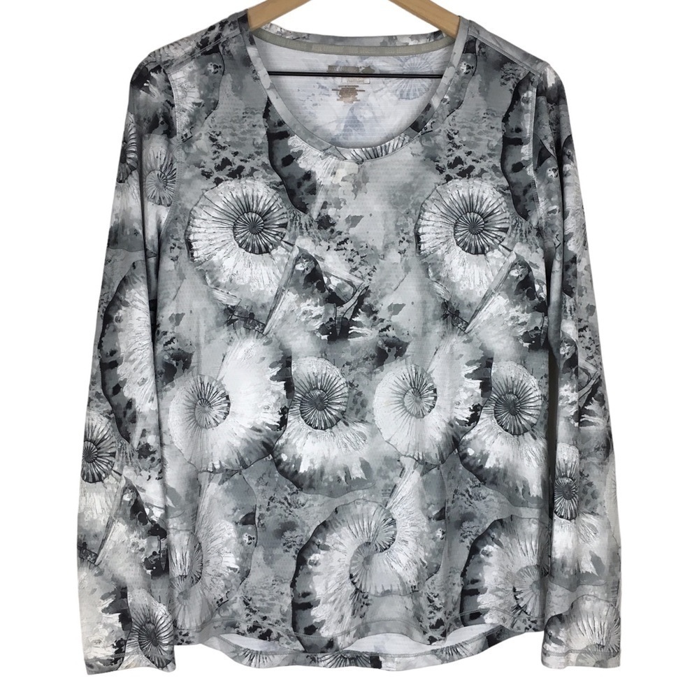 REEL LEGENDS Freeline Shirt Long Sleeve Shells Tie Dye UPF 30 Quick Dry Large